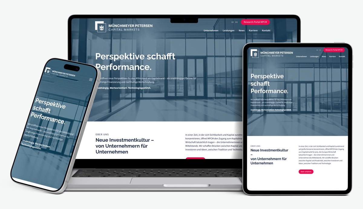 Finanz- & Emissionsportal für Kapitalmärkte für Münchmeyer Petersen Capital Markets