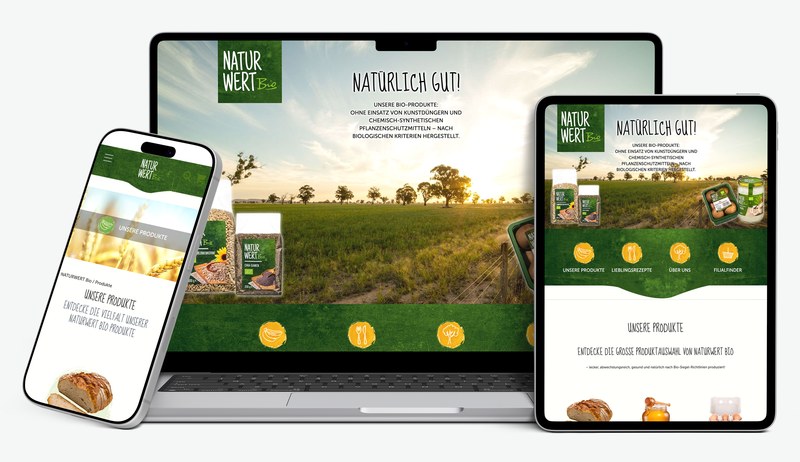 Marken- und Produktportal für NATURWERT Bio für NATURWERT Bio