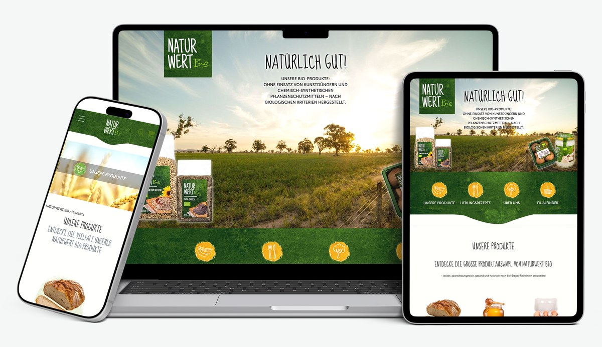 Marken- und Produktportal für NATURWERT Bio für NATURWERT Bio
