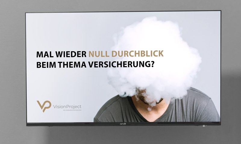Szene aus dem TV-Werbespot von VisionProject
